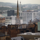 This is Glasgow. Zoom in close enough and you just might see a man in a bat costume.